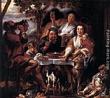 Eating Man by Jacob Jordaens